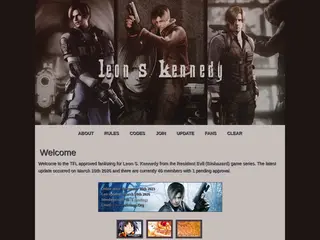 Unstoppable  |  The Leon S Kennedy Fanlisting  |  Version 2