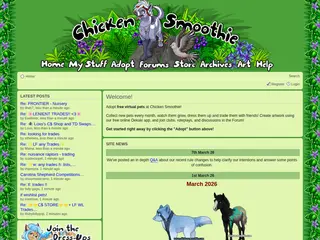 Adopt free virtual pets! - Chicken Smoothie