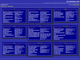 VETUSWARE.COM - the biggest free abandonware collection in the universe