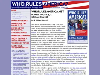 Who Rules America? Power, Politics, & Social Change