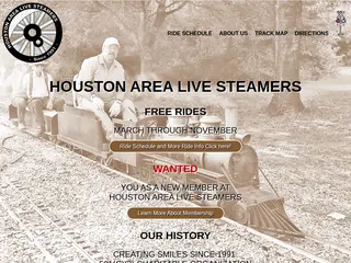 Houston Area Live Steamers - Home Page