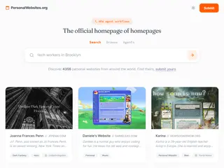 PersonalWebsites.org - Discover Personal Websites