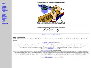 Tapiola Parish Model Railway Club