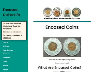 Encased Coins Dot Info - Home Page