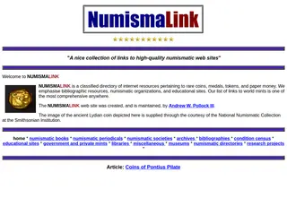 Numismalink -- Numismatic Web Directory