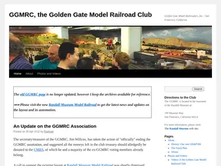 GGMRC, the Golden Gate Model Railroad Club | Golden Gate Model Railroaders, Inc. / San Francisco, California