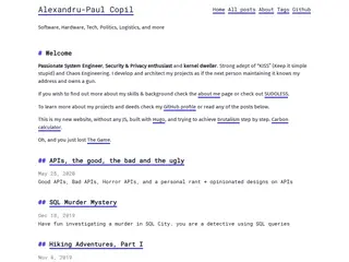 Alexandru-Paul Copil | Home
