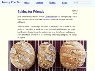 Home | Jeremy Cherfas