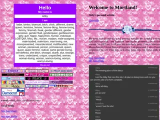 Abby's personal website