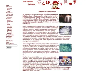Emergency Preparedness - disasters, plans, and survival