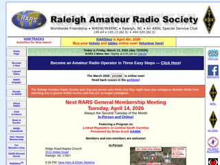 RARS - The Raleigh Amateur Radio Society
