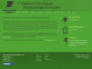 Greater Cincinnati Herpetological Society
