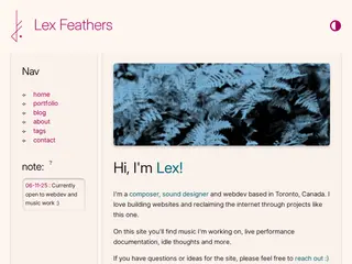 Lex Feathers - home