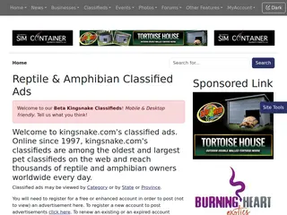 Kingsnake.com Beta Classified Ads - Home