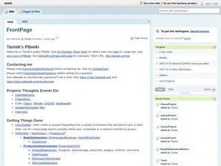 tantek / FrontPage