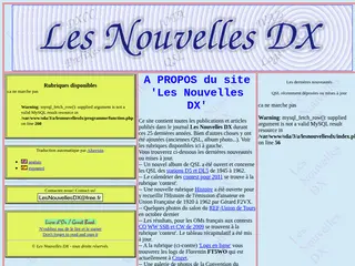 Les Nouvelles DX