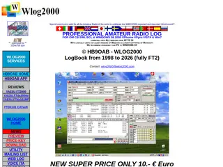 WLOG2000 LOGBOOK HAM RADIO