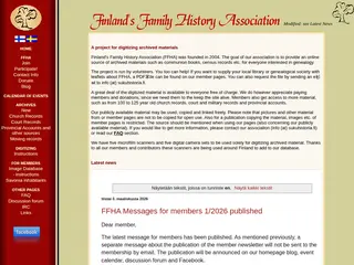 FFHA - Finnish Family History Association