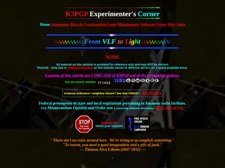 K3PGP - Experimenters Corner - Home