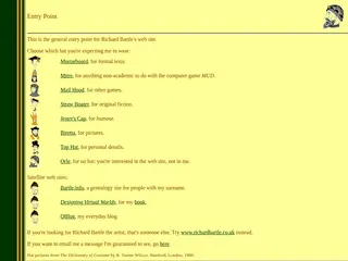 Richard A. Bartle: Entry Point
