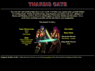 Tharsis Gate Home Page
