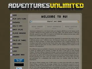 Welcome to Adventures Unlimited | Text Based, MUD, RPG