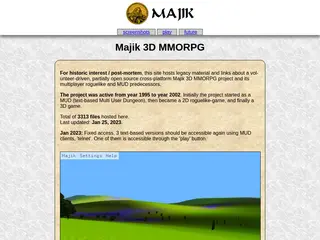 Majik 3D MMORPG a.k.a. Majik MURPE / MUD