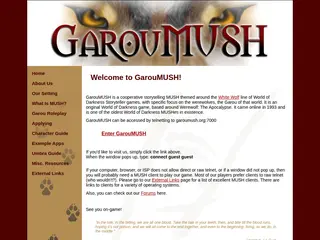 Garou: the MUSH --- www.garoumush.org