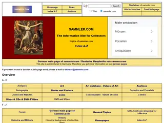 The Information Site for Collectors and Collectibles