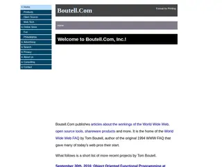Welcome to Boutell.Com, Inc.!