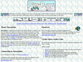 Snowplains Website