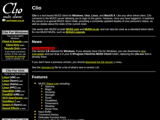 Clio MUD2 Client