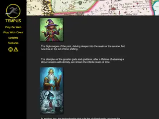 TempusMUD: Time travel Cyberpunk/Fantasy Text Adventure