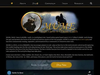 Lord of the Rings RPG online | MUME