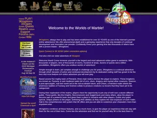 Welcome to the Worlds of Marble!  -  Reboot: 15:13  Uptime: 4.3 days