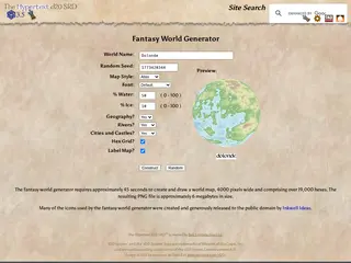 Fantasy World Generator