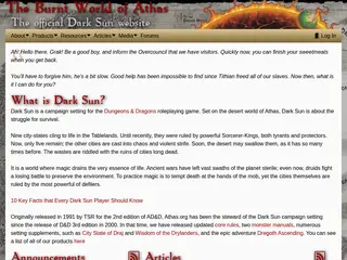 Burnt World of Athas