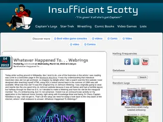 Whatever Happened To. . . Webrings | Insufficient Scotty