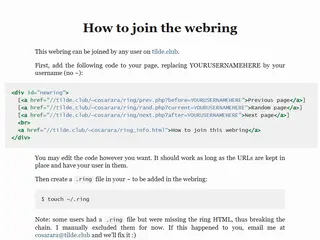 How to join the webring