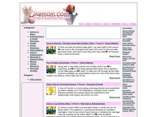 Like Mom - Home and Work Index of Services any Mom or Dad can use