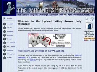 The Viking Answer Lady Webpage