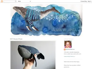 Valaan villapaita: DIY Denim Whale