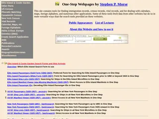 One-Step Webpages by Stephen P. Morse
