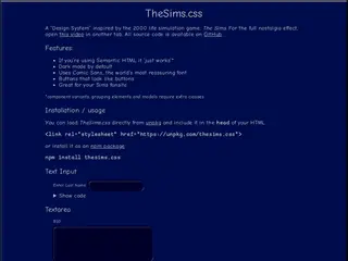 TheSims.css