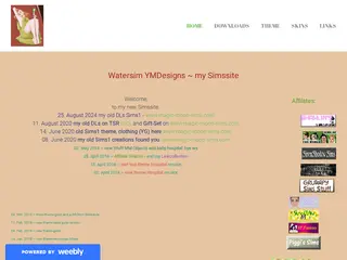 My Simssite Watersim YMDesigns - Home