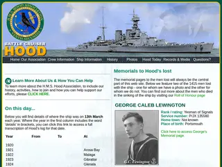 H.M.S. Hood Association-Battle Cruiser Hood