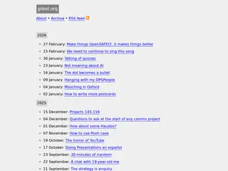 Giles Turnbull's website