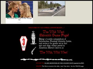 "Get Three Coffins Ready" A Wild West Skirmish Wargaming Page