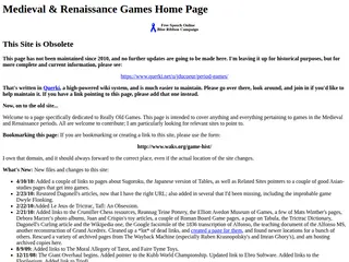 Medieval & Renaissance Games