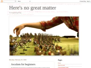 Here's no great matter: Asculum for beginners